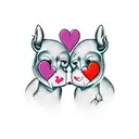 husband and wife love forever  tattoo design idea