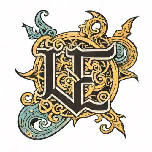 tattoo that spells Jurado   tattoo design idea