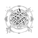 alchemy life creation symbol  tattoo design idea