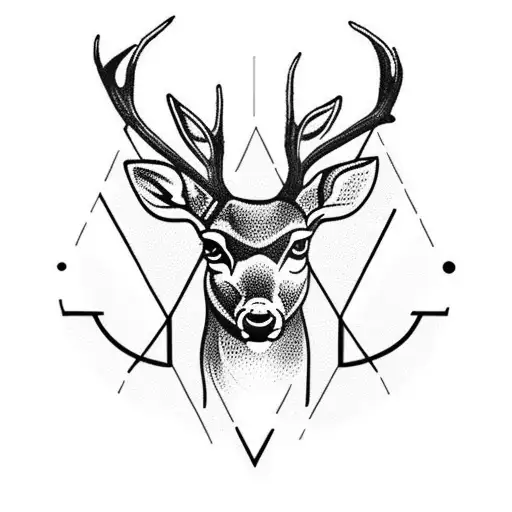 Deer tattoo by Artem Koro | Post 30731