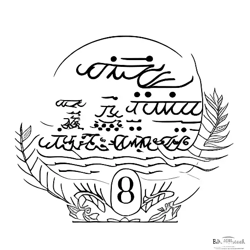 a tattoo with the dates of my great-grandmother, my grandmother, my grandfather, with that of my parents and with mine a tattoo design idea