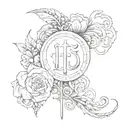 1 Corinthians 15:10  tattoo design idea