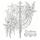1 Corinthians 15:10  tattoo design idea