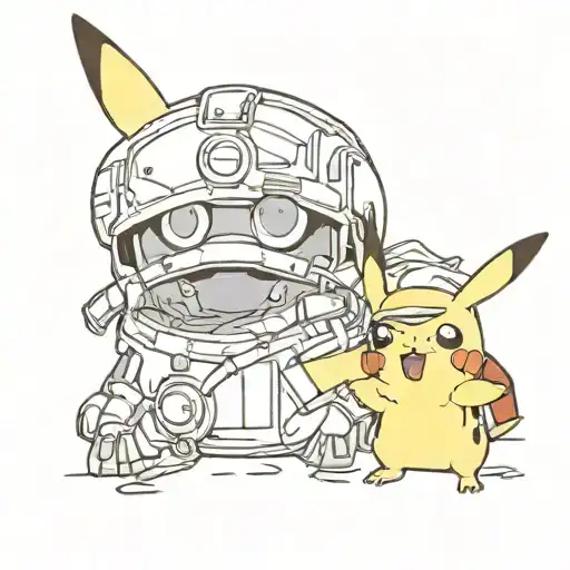 pokemon pikachu shocked pikachu meme tattoo design idea