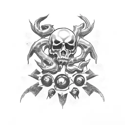 resident evil 4 las plagas tattoo design idea