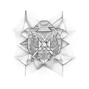 the word JOY tattoo design idea