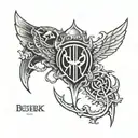 berserk symbol tattoo design idea
