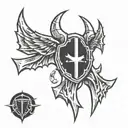 berserk symbol tattoo design idea