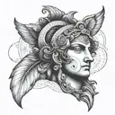Apollo forearm tattoo tattoo design idea