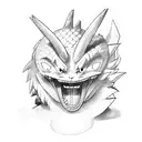 one piece e dragon ball tattoo design idea