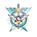 Aquarius constellation  tattoo design idea