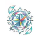 Aquarius constellation  tattoo design idea