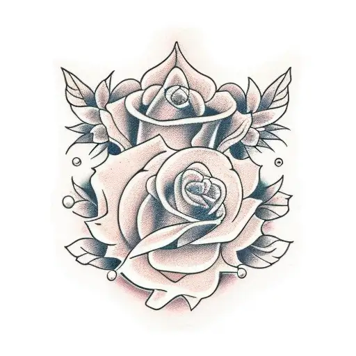 lola font with hourglass tattoo design idea