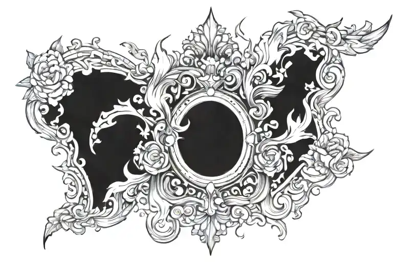 ignite thigh tatto design tattoo design idea