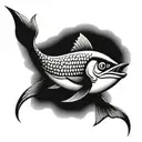 marlin tattoo design idea
