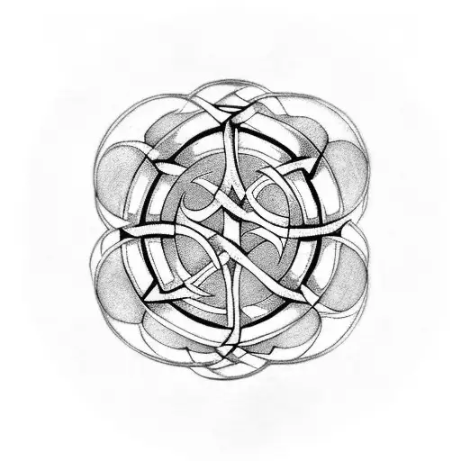 Rune celtic tattoo design idea