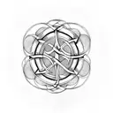 Rune celtic tattoo design idea