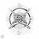 Rune celtic tattoo design idea