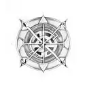 Rune celtic tattoo design idea
