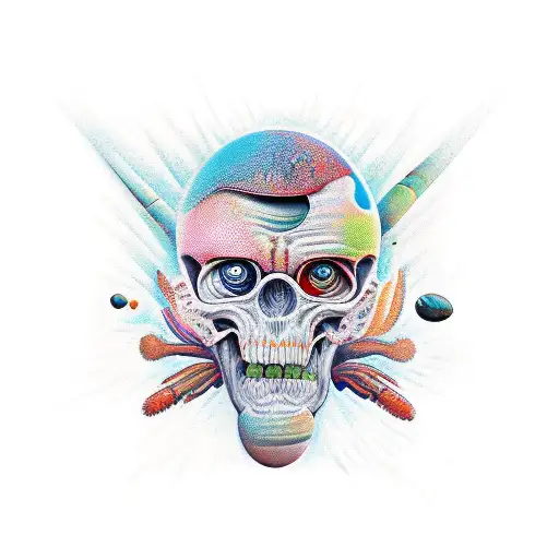 mosca humanoide tattoo design idea