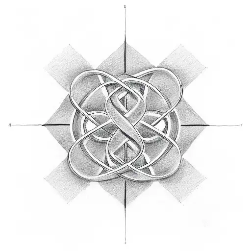 Infinity Symbol made of numbers 0804199309071994251220151201201902082020 tattoo design idea