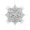 Infinity Symbol made of numbers 0804199309071994251220151201201902082020 tattoo design idea