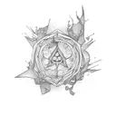 vein tattoo design idea