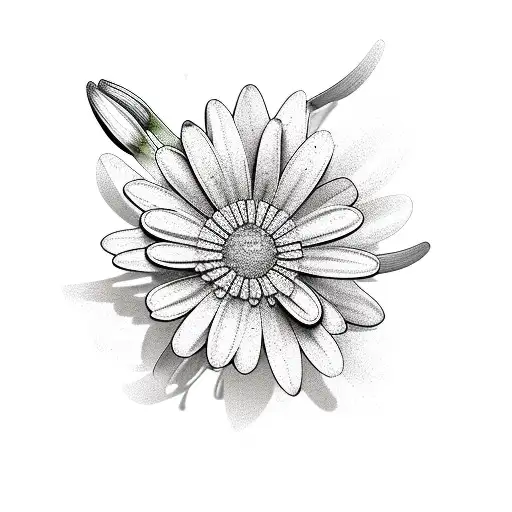 Daisy,jasmine,lily  tattoo design idea