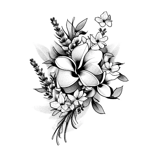 Free plumeria tribal tattoo Clipart Images | FreeImages