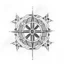 medieval cross tattoo design idea