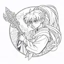InuYasha tattoo design idea