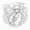 InuYasha tattoo design idea
