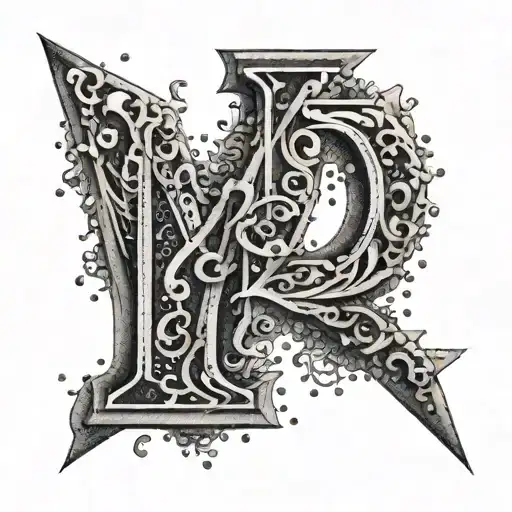 letters 'IGY6' us tattoo design idea