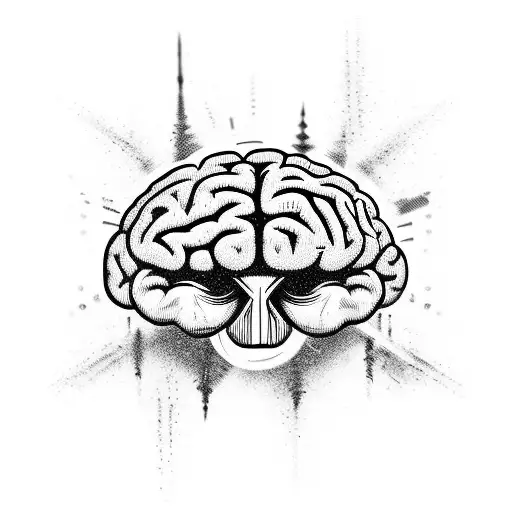 When you'r brain goes numb, you can call that mental freeze tattoo design idea
