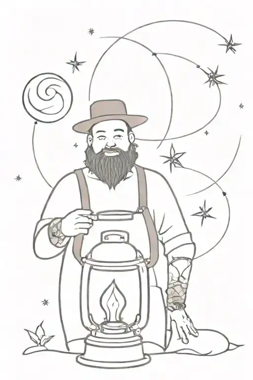 Combine elements of Bray Wyatt's character with a lantern and fireflies for a unique tattoo design tattoo design idea