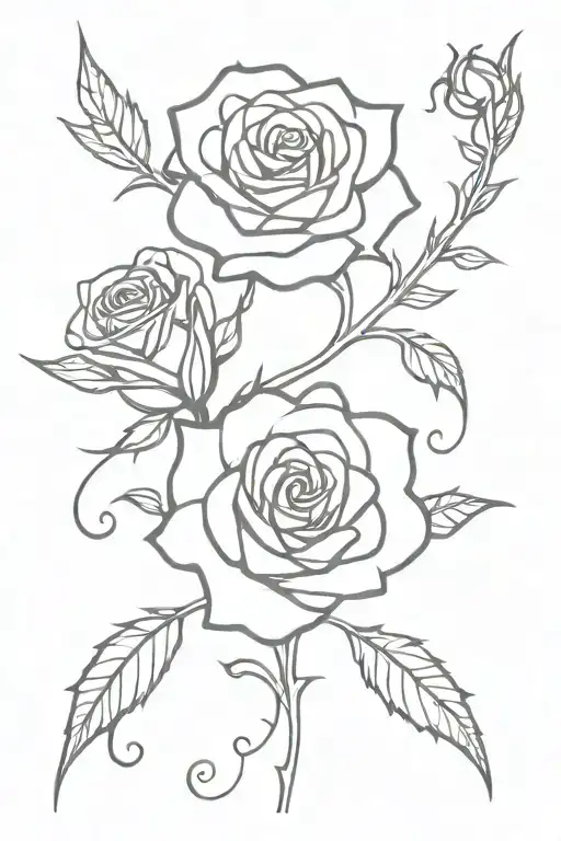 a court of thorns and roses tattoo design idea