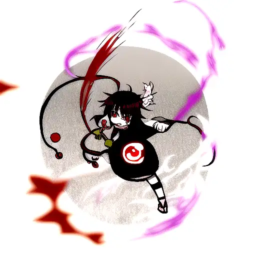 Shiki Fuujin,Kyubi,schwarzer Rabe mit dem Auge als Mangekyou Sharingan von Shisui aus Naruto tattoo design idea
