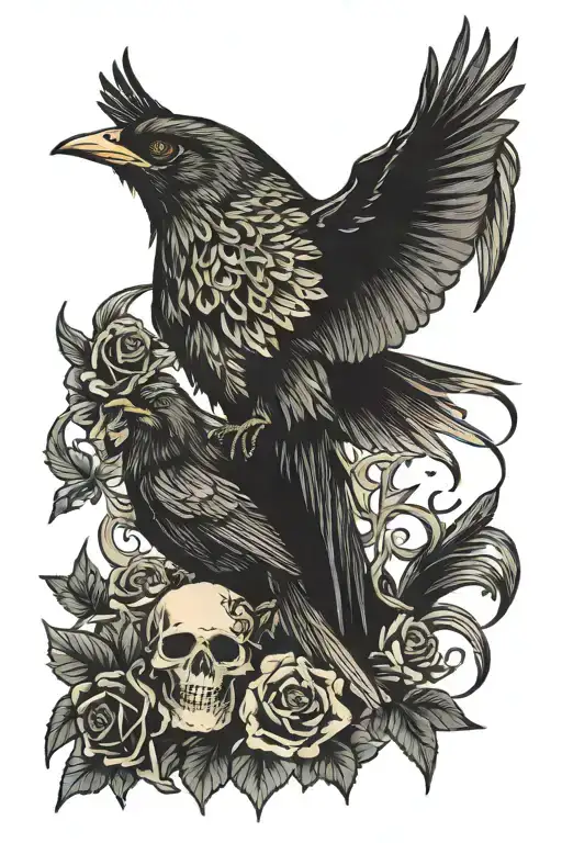 Goth tattoo design idea