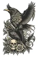 Goth tattoo design idea