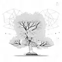 cherry blossom tree tattoo design idea