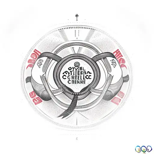 olympic Circle with boxing gloves And crossfit  tattoo design idea
