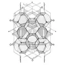 honeycomb tattoo design idea