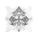 honeycomb tattoo design idea