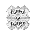 honeycomb tattoo design idea