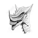 dino tattoo design idea