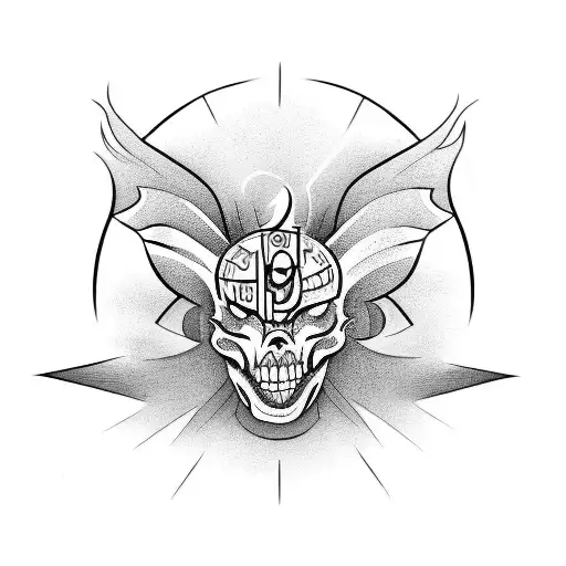 sobriety, 666 tattoo design idea