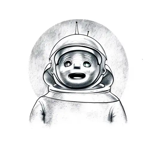 teletubbie  tattoo design idea