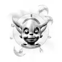 teletubbies tattoo design idea