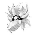 Strelitzia tattoo design idea