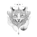stuttering tattoo design idea